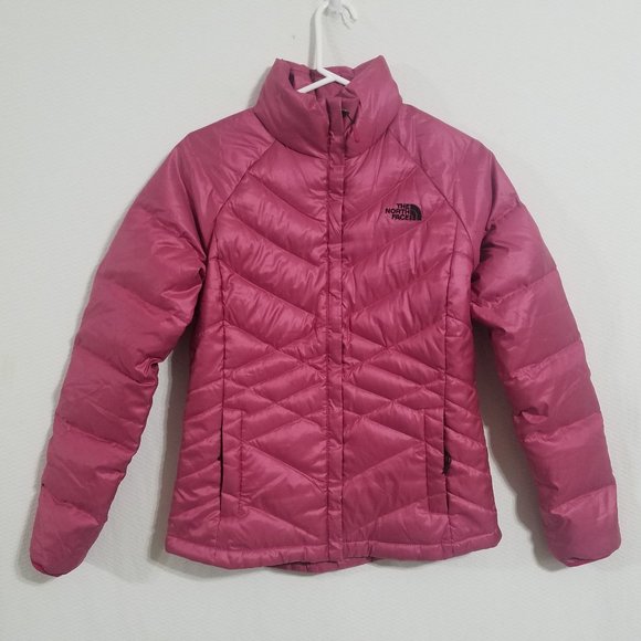 North Face Womens Small Pink Quilted Jacket Coat